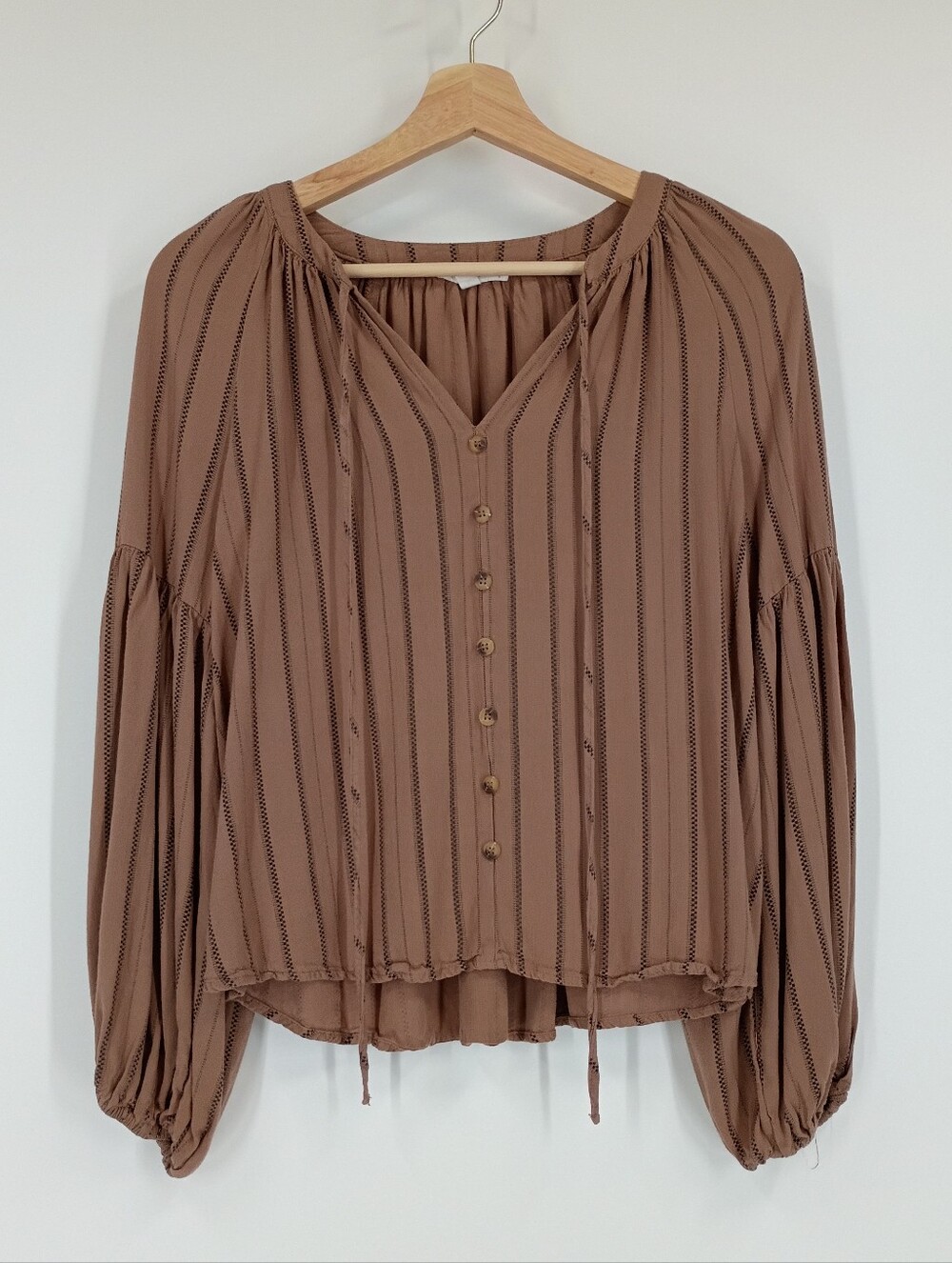Mine Bubble Sleeve Blouse